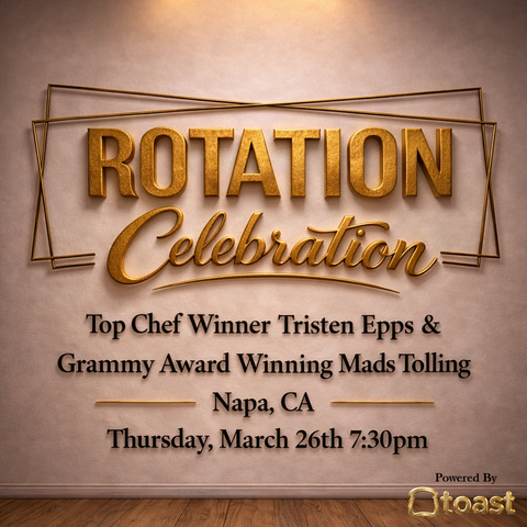 ROTATION CELEBRATION: Dinner & Concert - Top Chef Tristen Epps & Grammy-Winning Mads Tolling